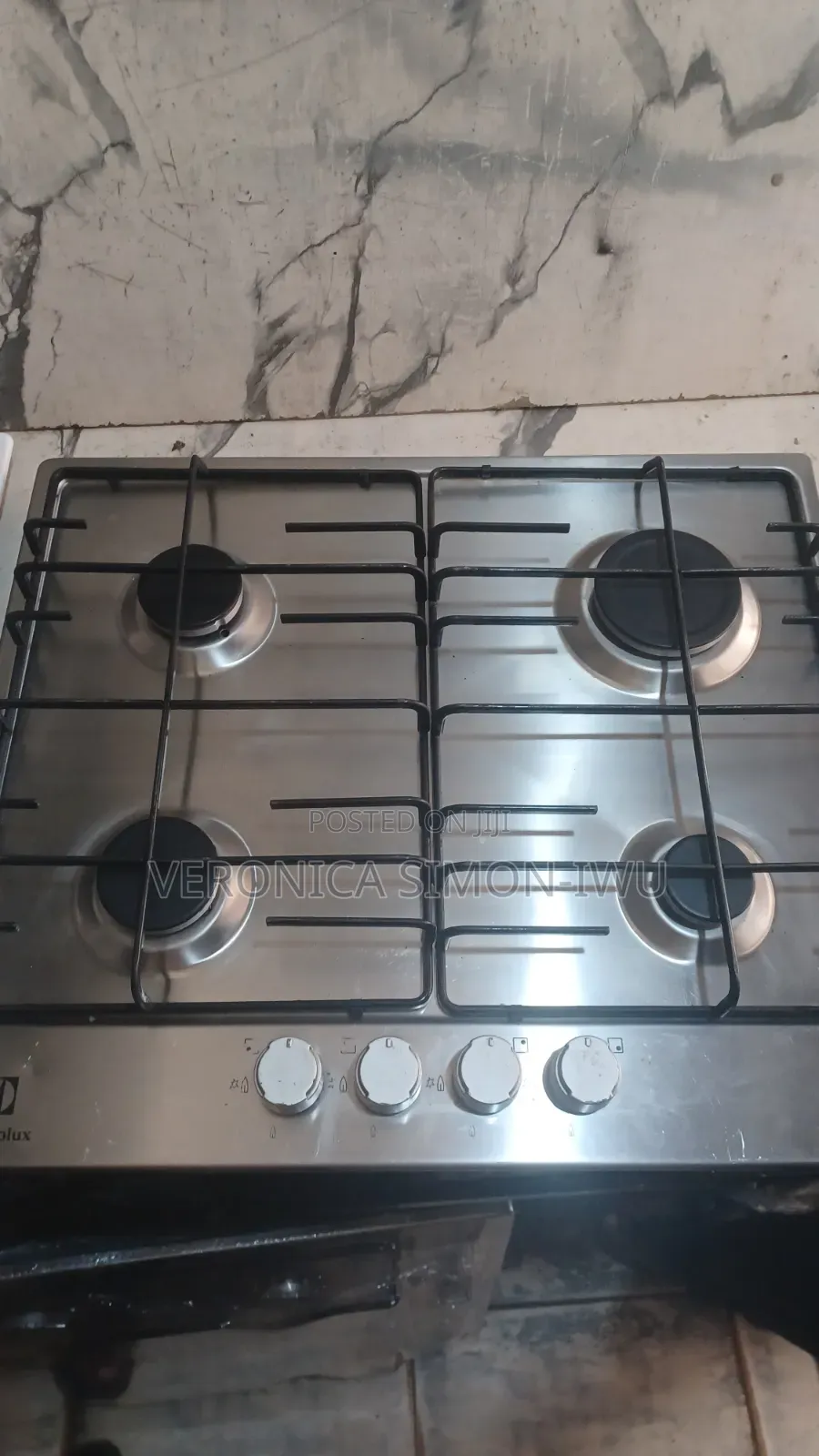 4 Burner Stainless Flat Gas
