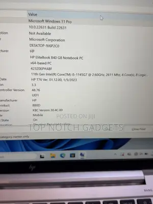 Laptop HP EliteBook 840 G8 8GB Intel Core i5 SSD 256GB
