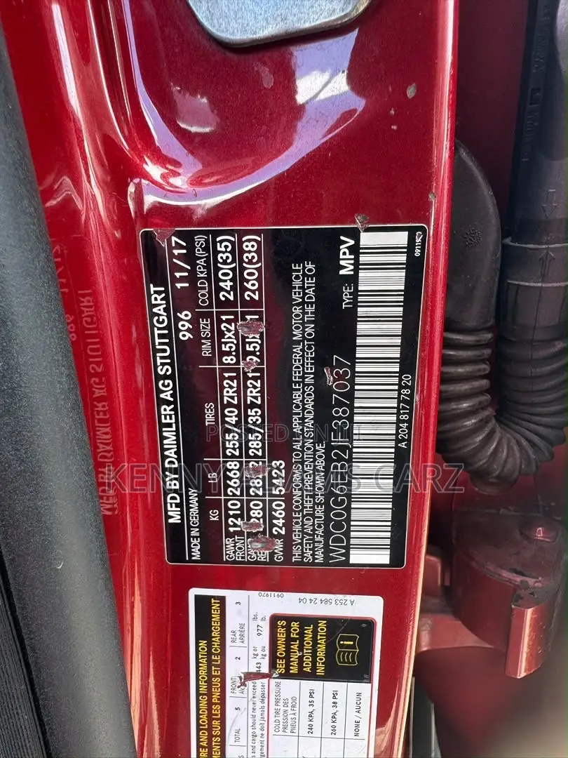 Mercedes-Benz GLC-Class 2018 Red