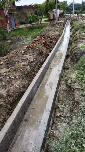 Concrete Drain Channel Construction
