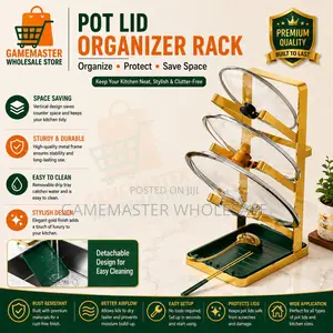 Multifunctional Pot Lid Holder Spoon Rest – Space-Saving Kitchen