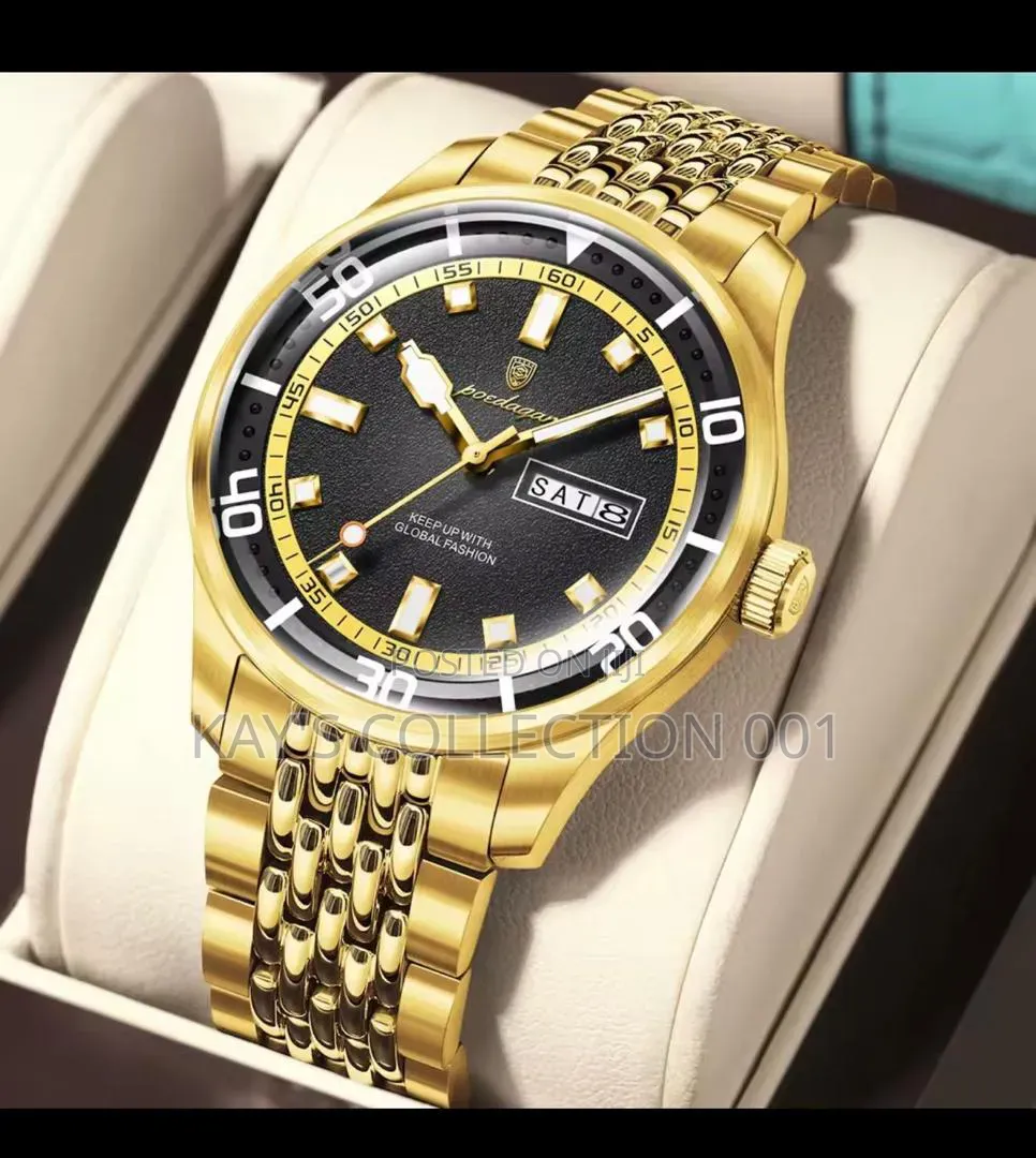 Poedagar Wrist Watch Flat Face