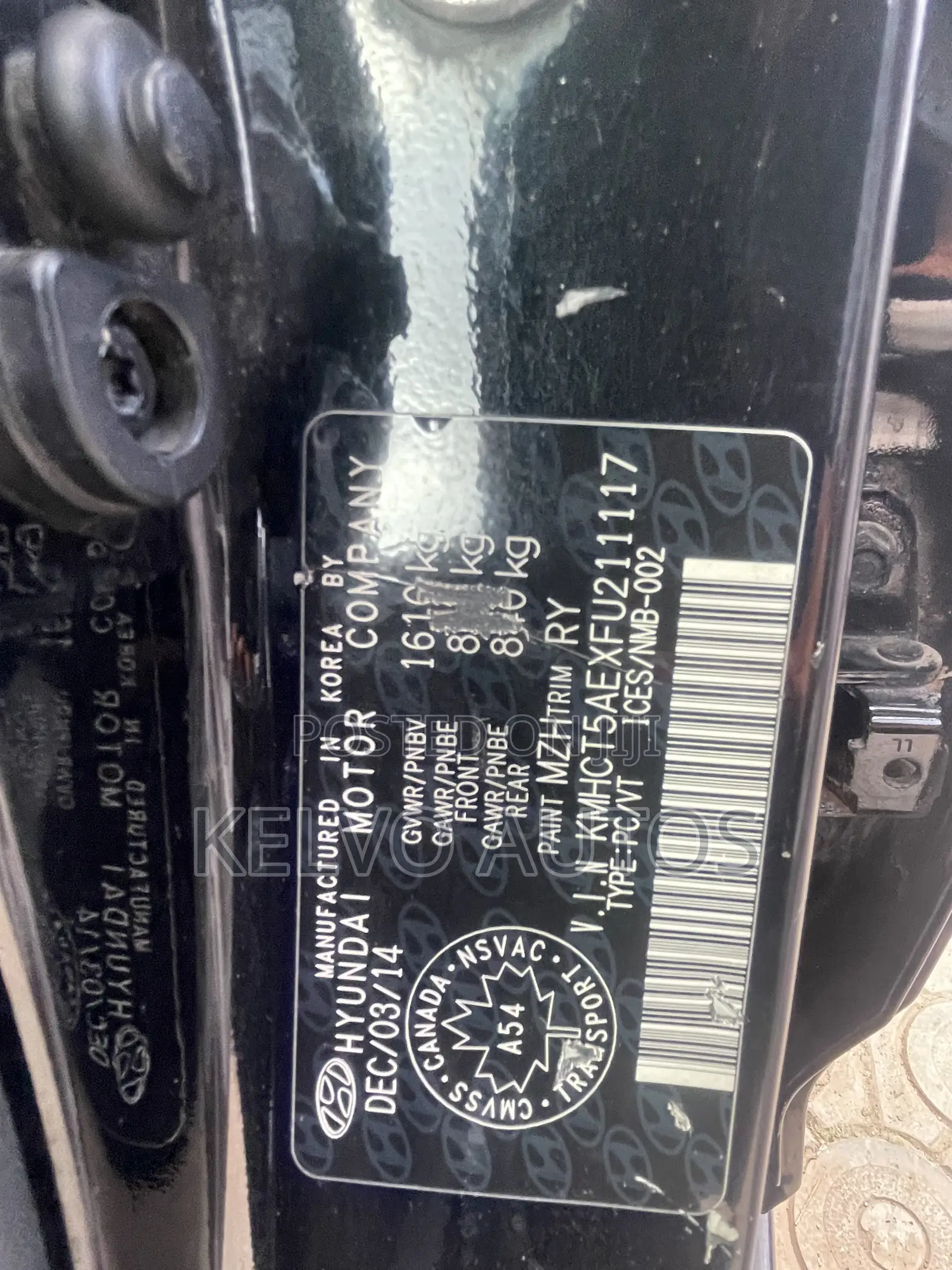 Hyundai Accent 2014 Black