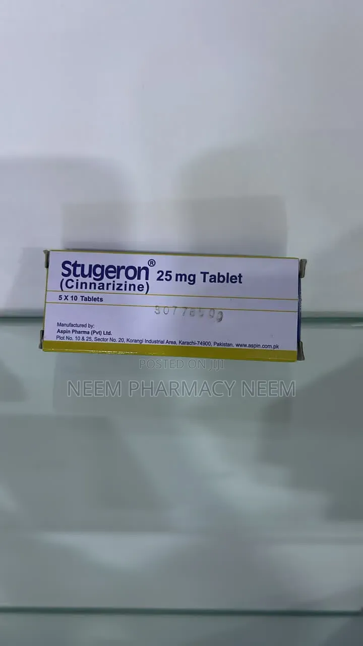 Stugeron 25mg Tablets