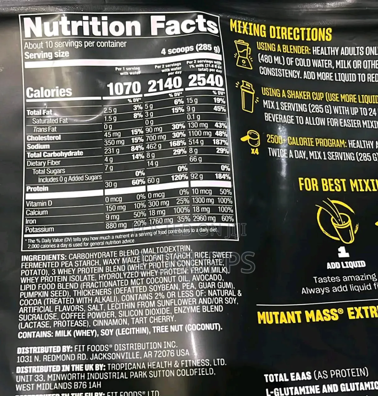 Mutant Mass Extreme2500 6LB