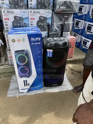 Ailipu 10000w Rechargeable Party Speaker (Sp-3223d) Wireless Mic