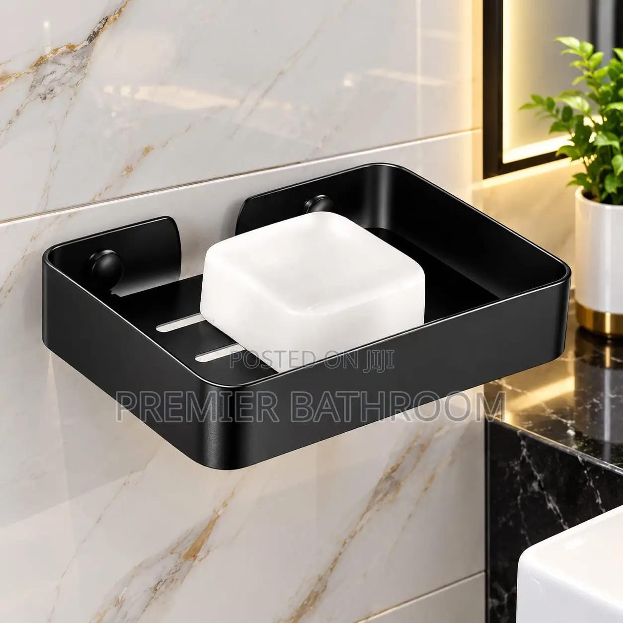 Black Soap Dish Holder