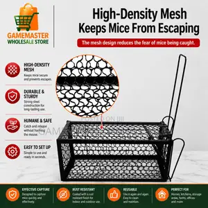 Humane Live Catch Rodent Rat Trap Cage Catcher