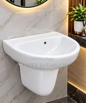 White Wall Hung Basin