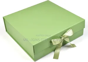 Green Collapsible Gift Boxes Wholesale