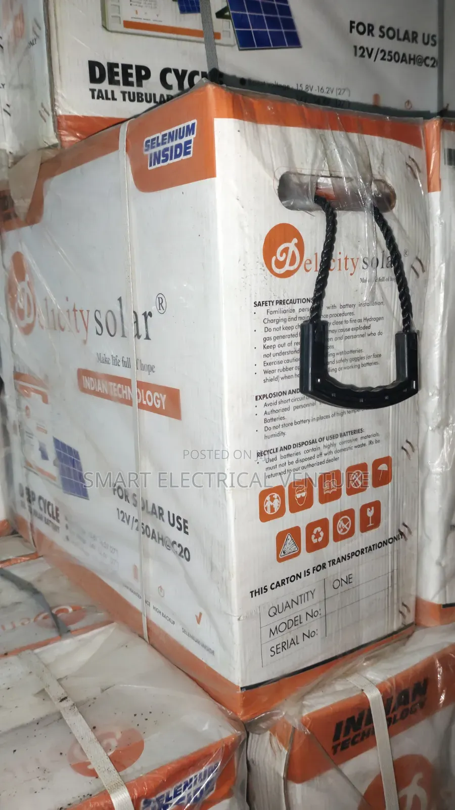 250ah 12v Tubular Battery