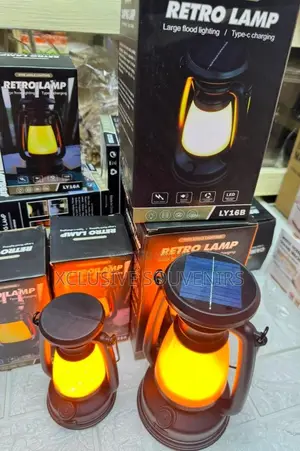Big Size USB Rechargeable/Solar Portable Camping Lanterns