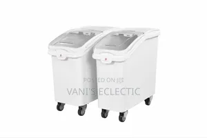 Commercial Plastic Ingredient Bins With Wheels (81L / 102L)