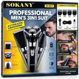 Sokany Professional 3-in-1 Men’s Grooming Kit.