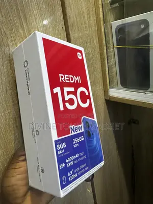 New Xiaomi Redmi 15C 256 GB Black