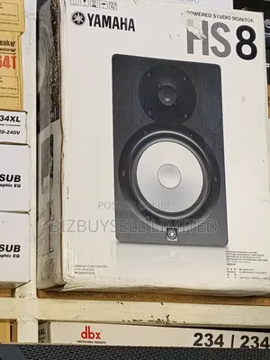 Yamaha HS8 Powered Studio Monitor, Which Is an 8-Inch Bi-Amplified.