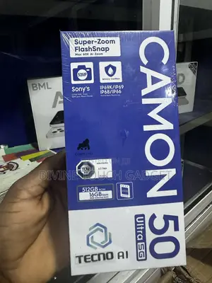 New Tecno Camon 50 Ultra 256 GB Black