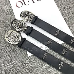 Chrome Belt,Tie,wallet and Rings
