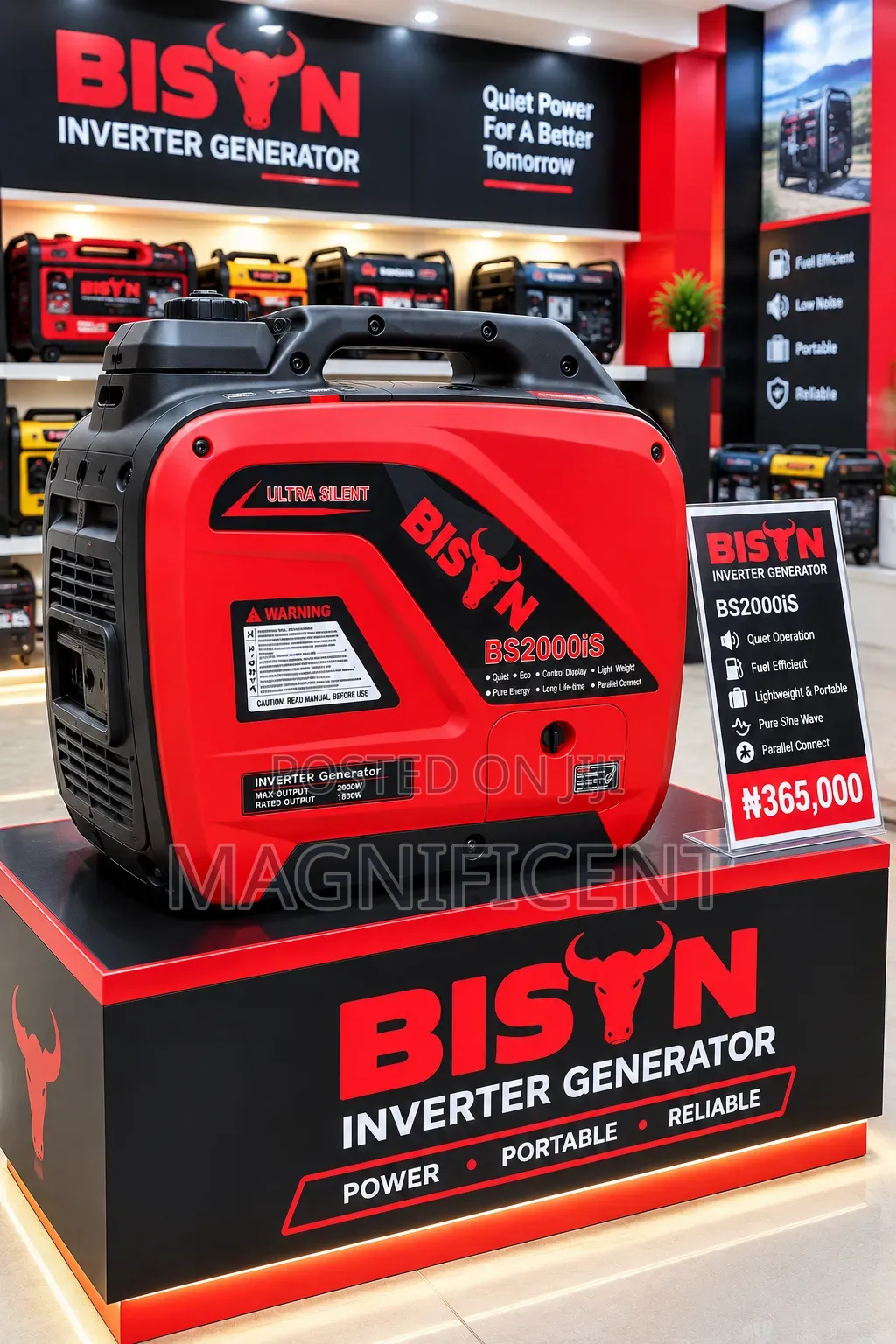 BISYN BS2000iS 2.0kW Ultra Silent Inverter Generator