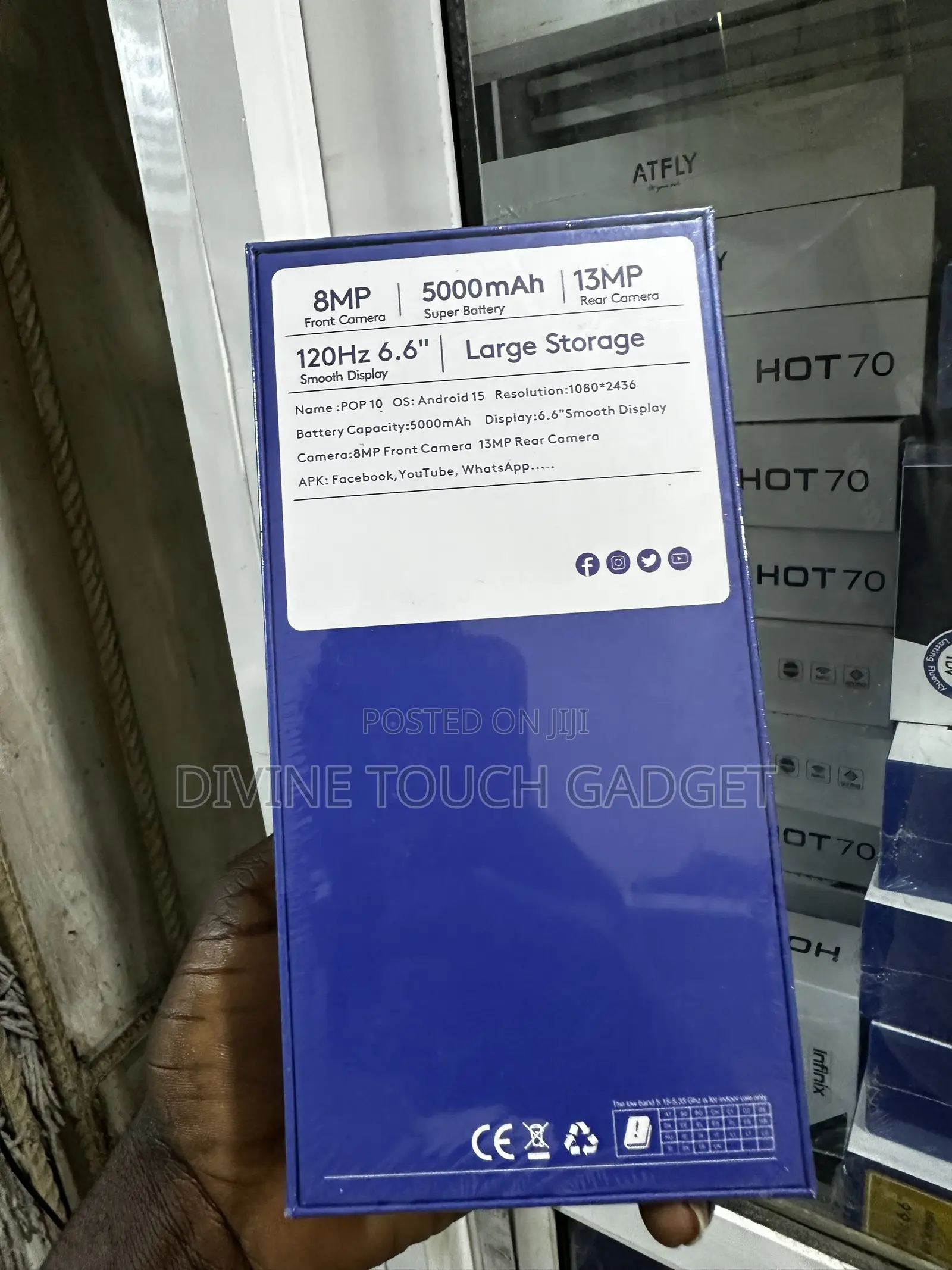 New Tecno Pop 10 128 GB Black