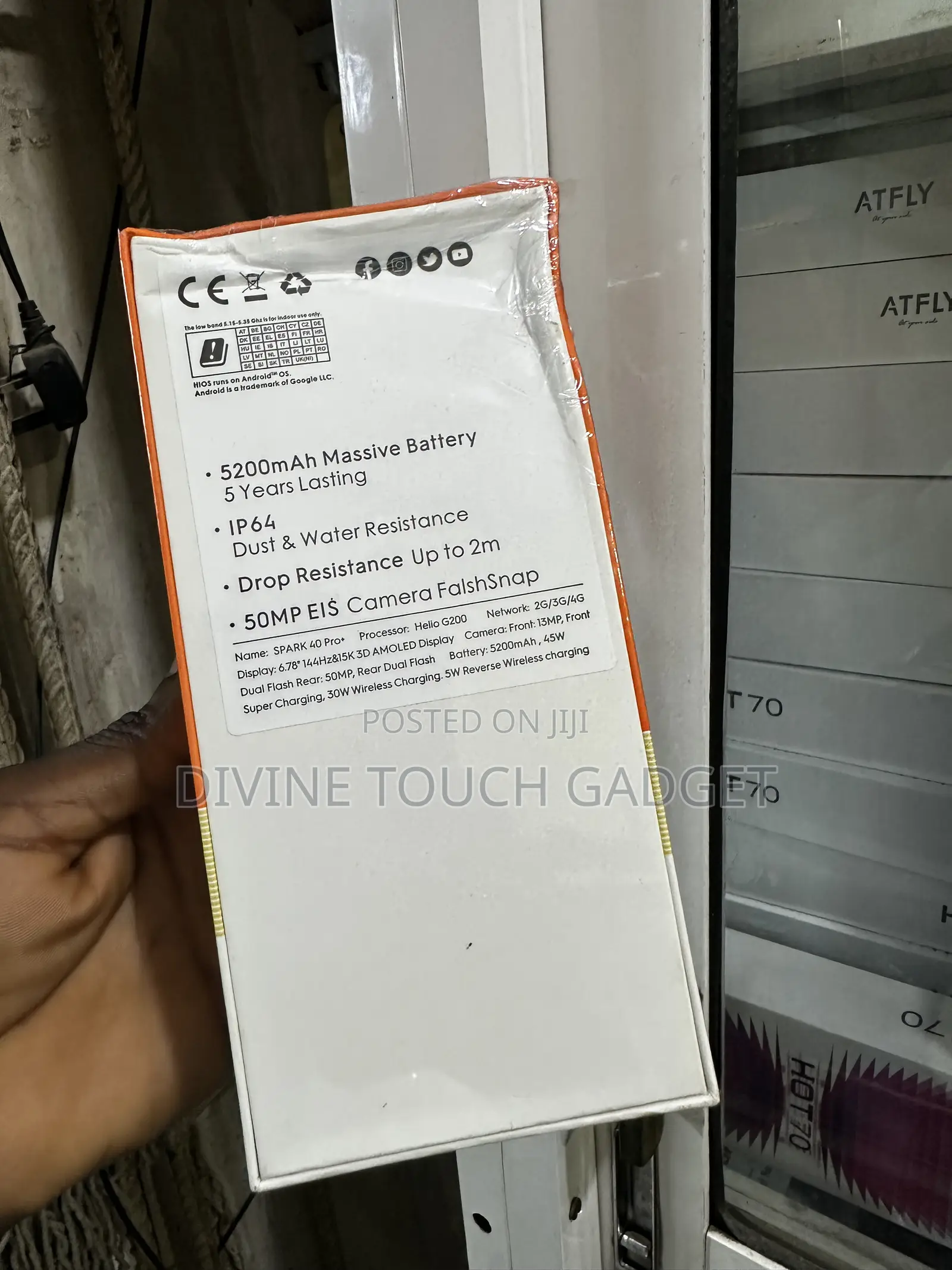 New Tecno Spark 40 Pro+ 256 GB Black