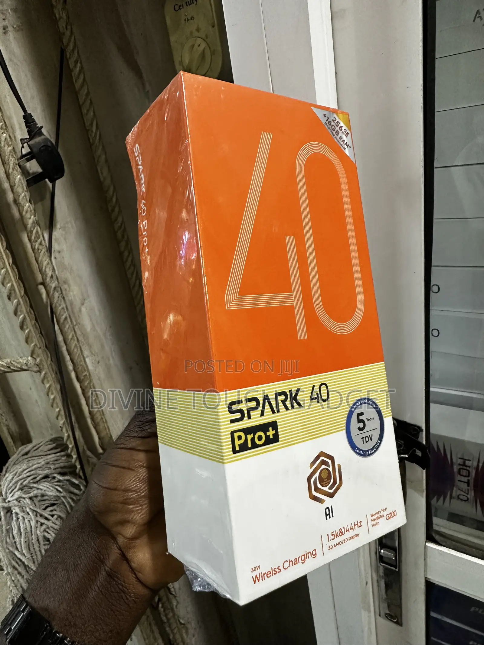 New Tecno Spark 40 Pro+ 256 GB Black