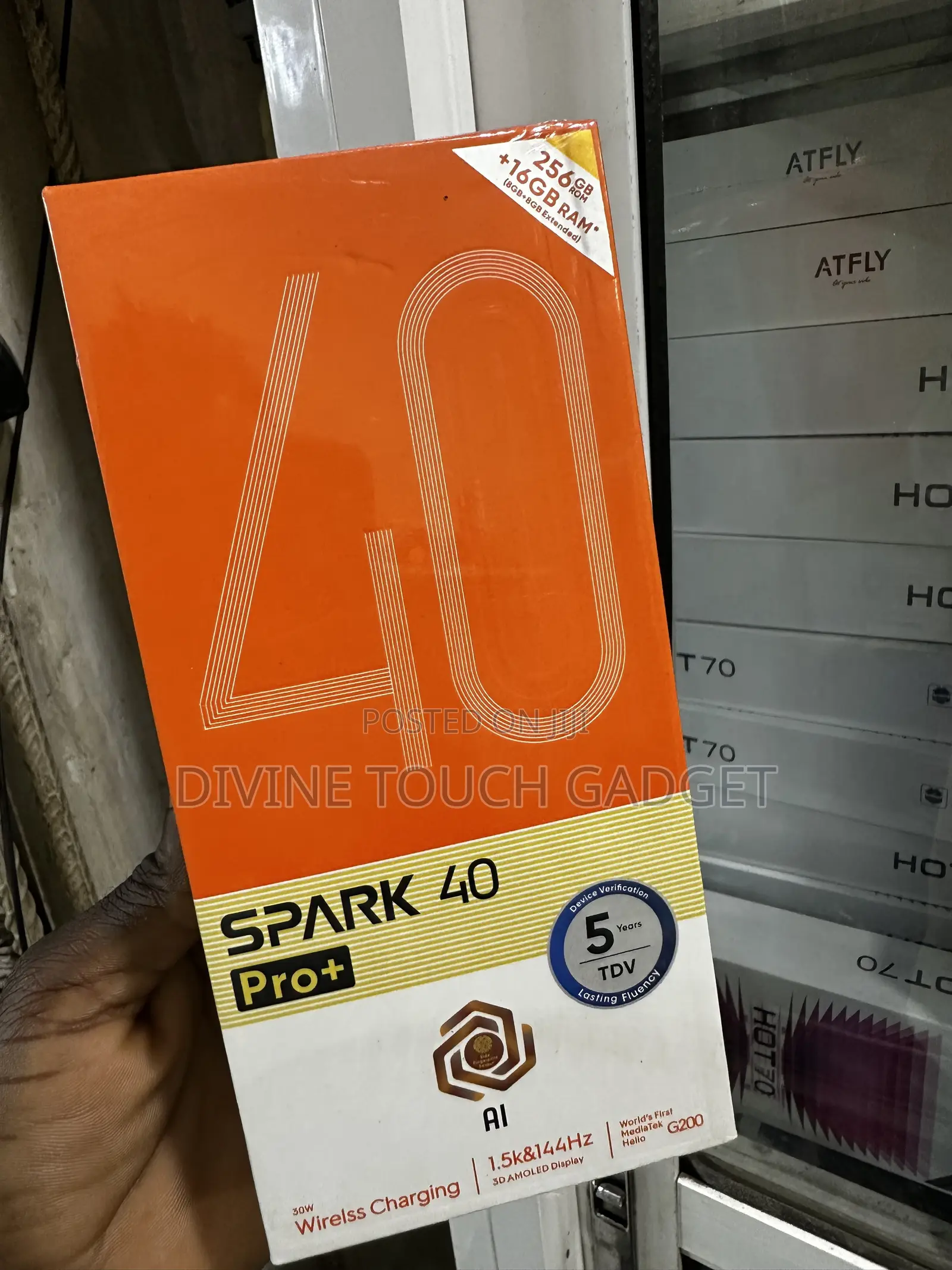 New Tecno Spark 40 Pro+ 256 GB Black