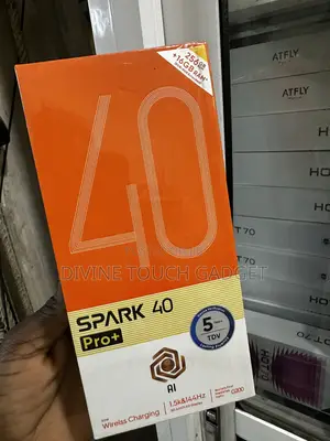 New Tecno Spark 40 Pro+ 256 GB Black
