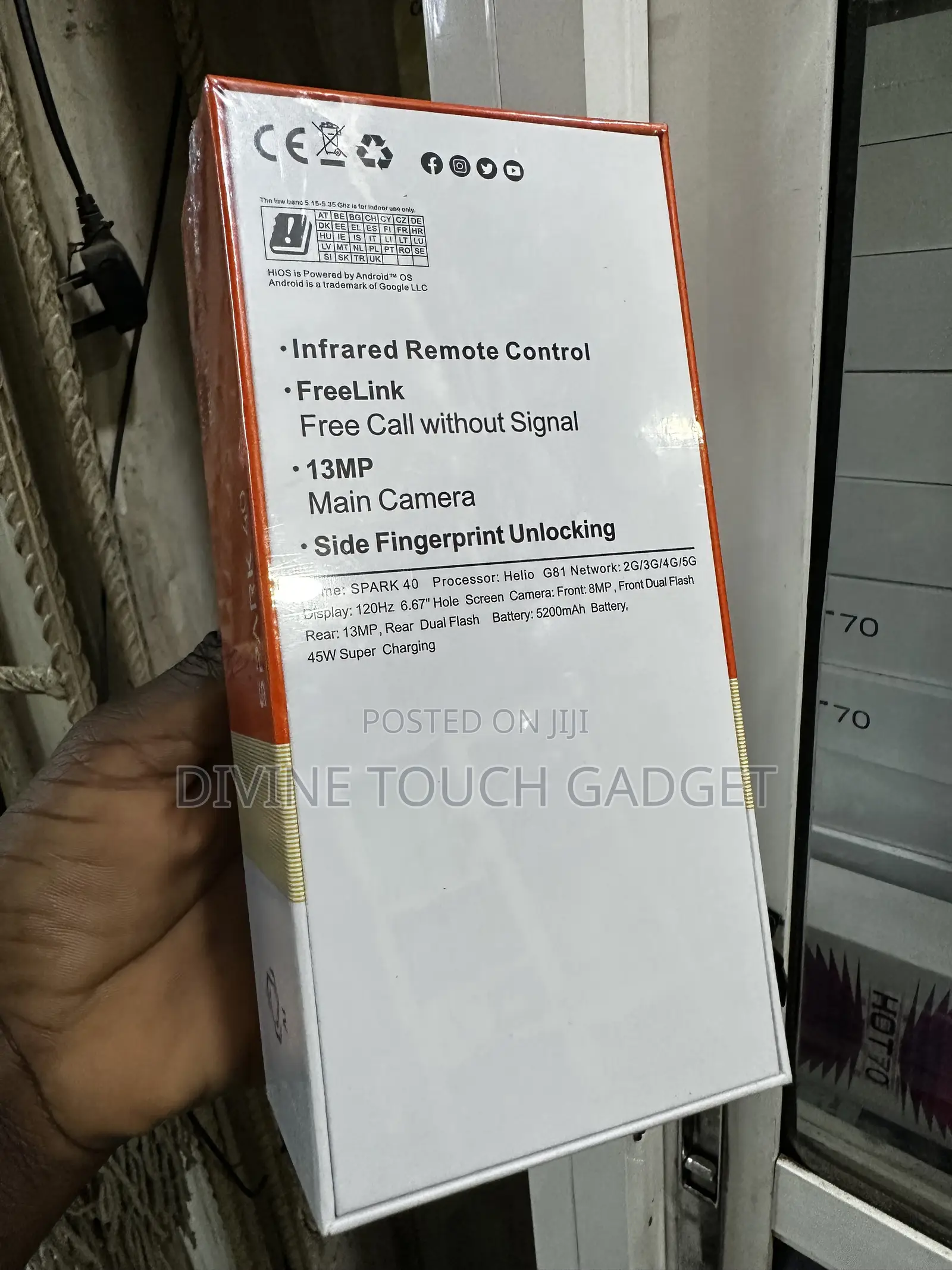 New Tecno Spark 40 256 GB Black
