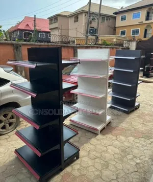 Durable Double Sided Supermarket Shelves
