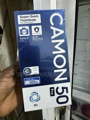 New Tecno Camon 50 Pro 256 GB Silver