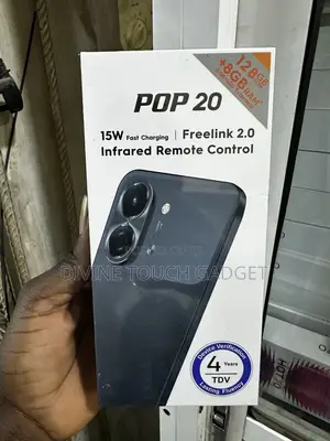 New Tecno Pop 20 128 GB Black