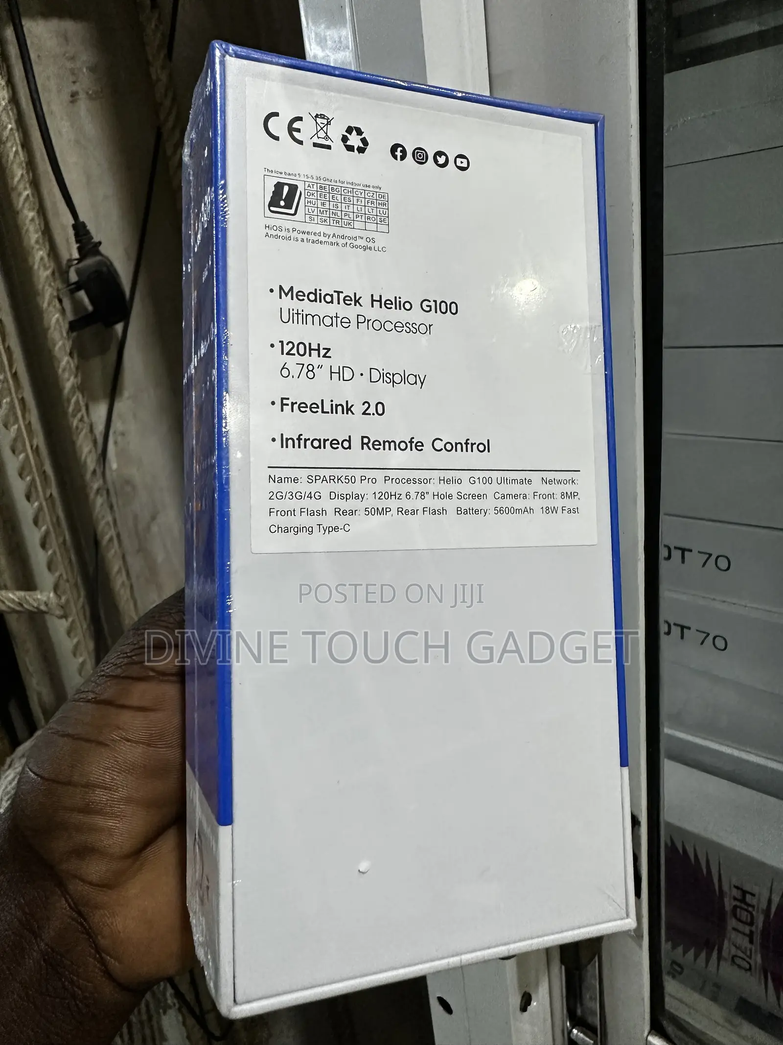 New Tecno Spark 50 128 GB Orange