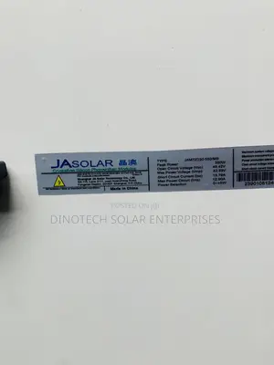550w 144w Cells JA Non Bifacial Half Cut Solar Panel