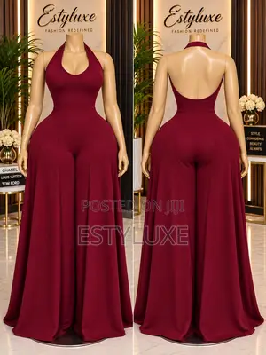 Classy Wine Color Jumsuite