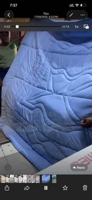 American Silky Sky Blue Duvet Sets Bedsheets With 4 Pillowcase
