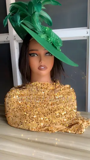 Green Fascinator