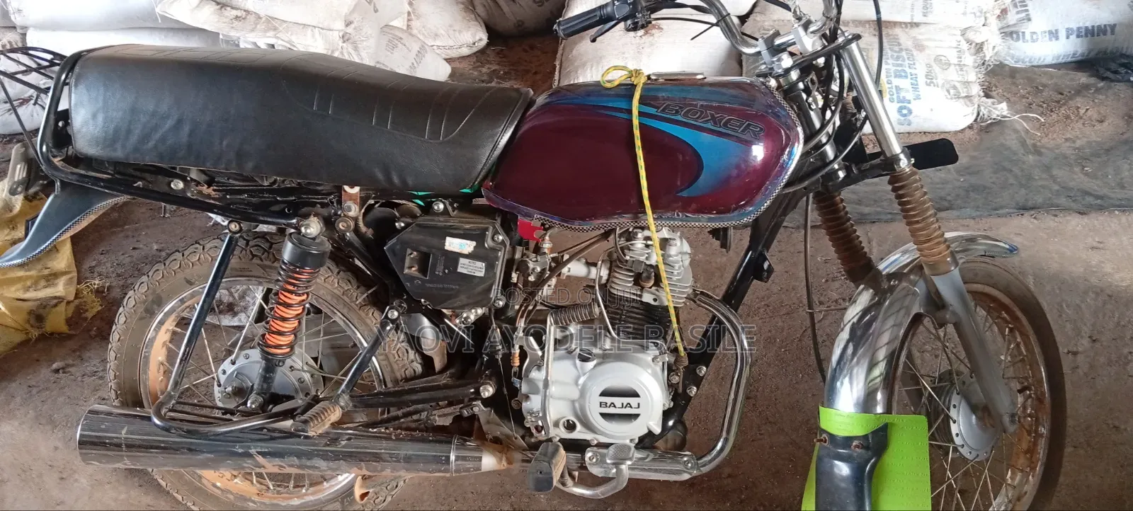 New Bajaj Boxer BM100ES 2026 Red