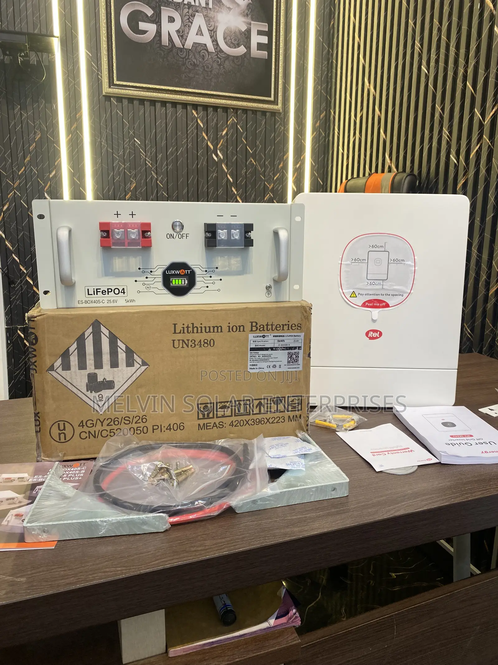 5kwh 24v Luxwatt Solar Lithium Ion Phosphate Batteries Available Now
