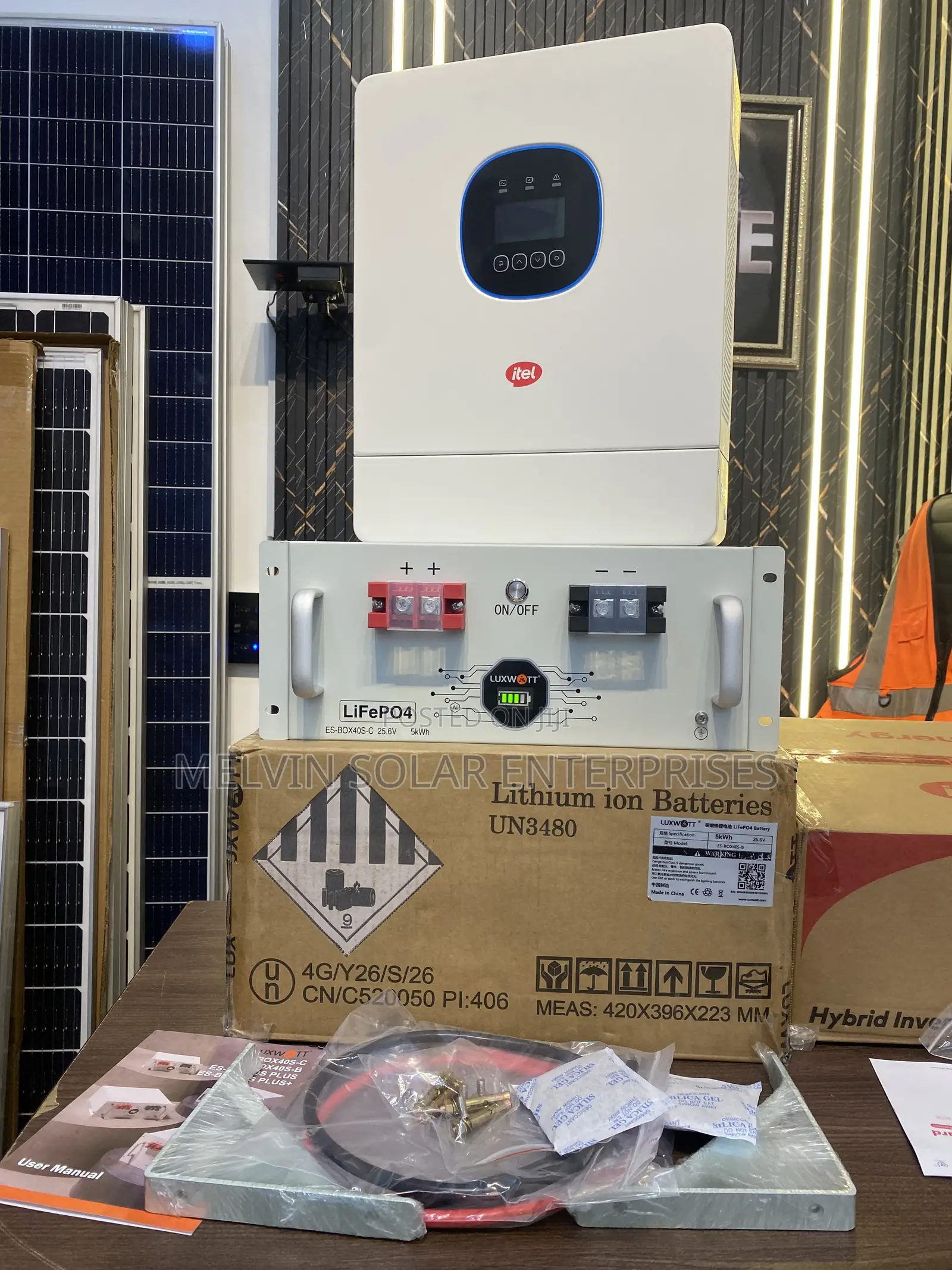 5kwh 24v Luxwatt Solar Lithium Ion Phosphate Batteries Available Now