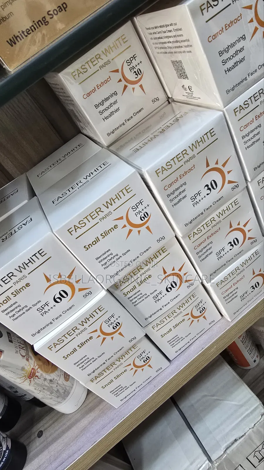 Faster White Face Cream