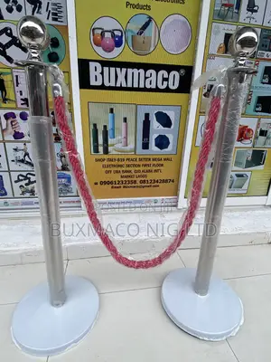 Stanchion Pole With Twisted Rope