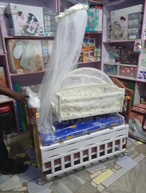 2in 1 Foreign Wooden Cot