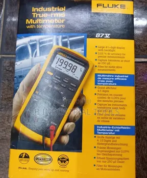 Fluke 87V Industrial True-RMS Digital Multimeter With Temperature,
