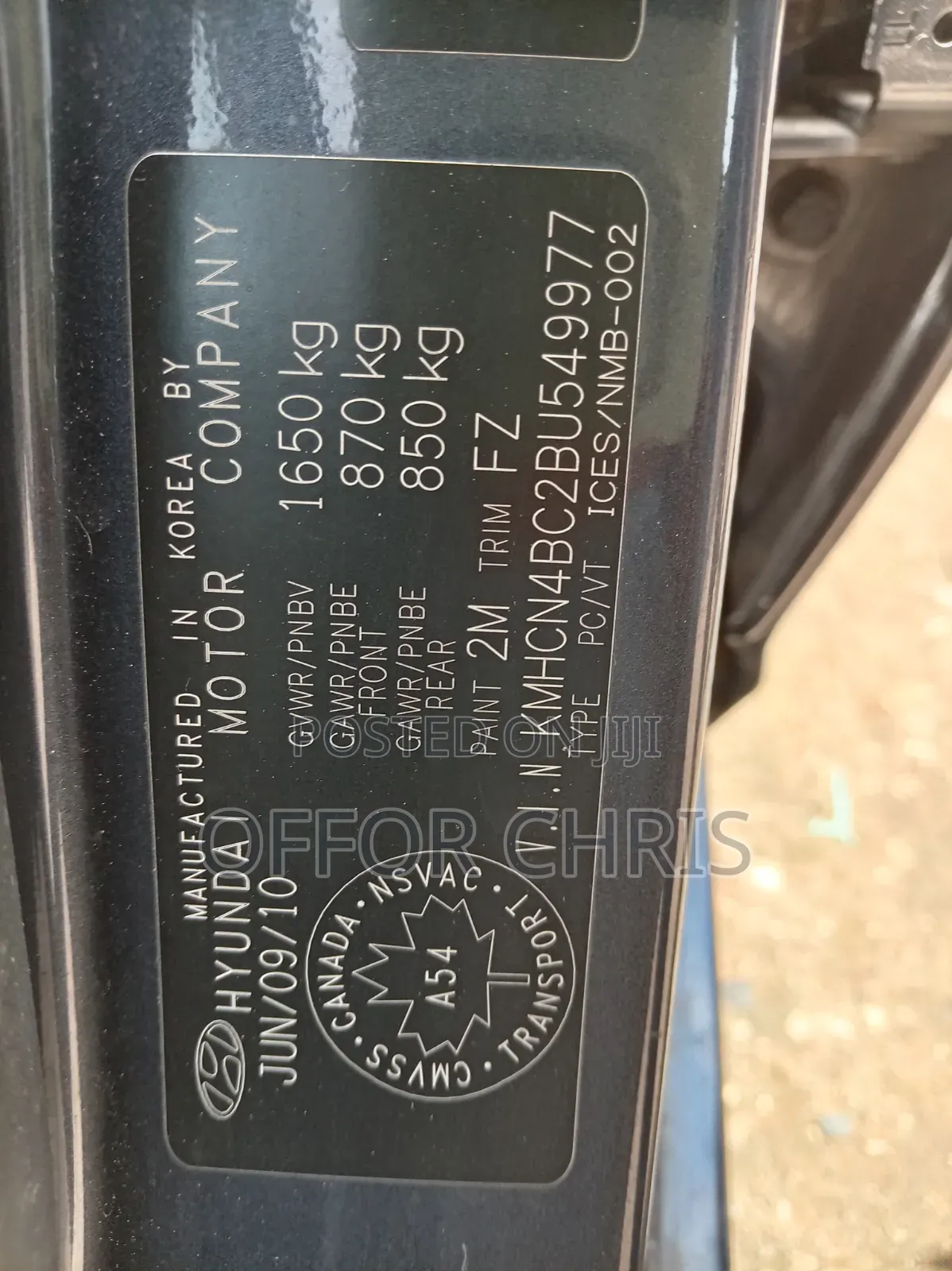 Hyundai Accent 2010 Gray