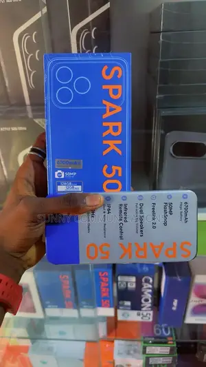 New Tecno Spark 50 128 GB Gray