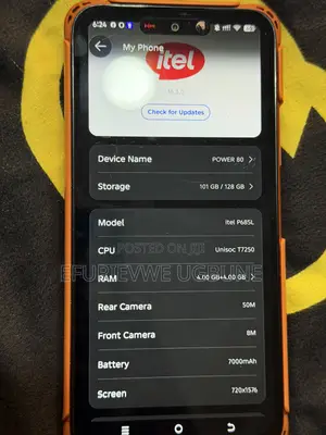 Itel Power 80 128 GB Orange