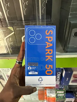 New Tecno Spark 50 128 GB Gray