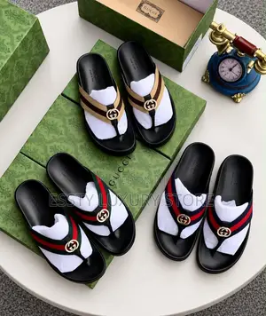 High Quality Luxury Gucci Web "Gg" Thong