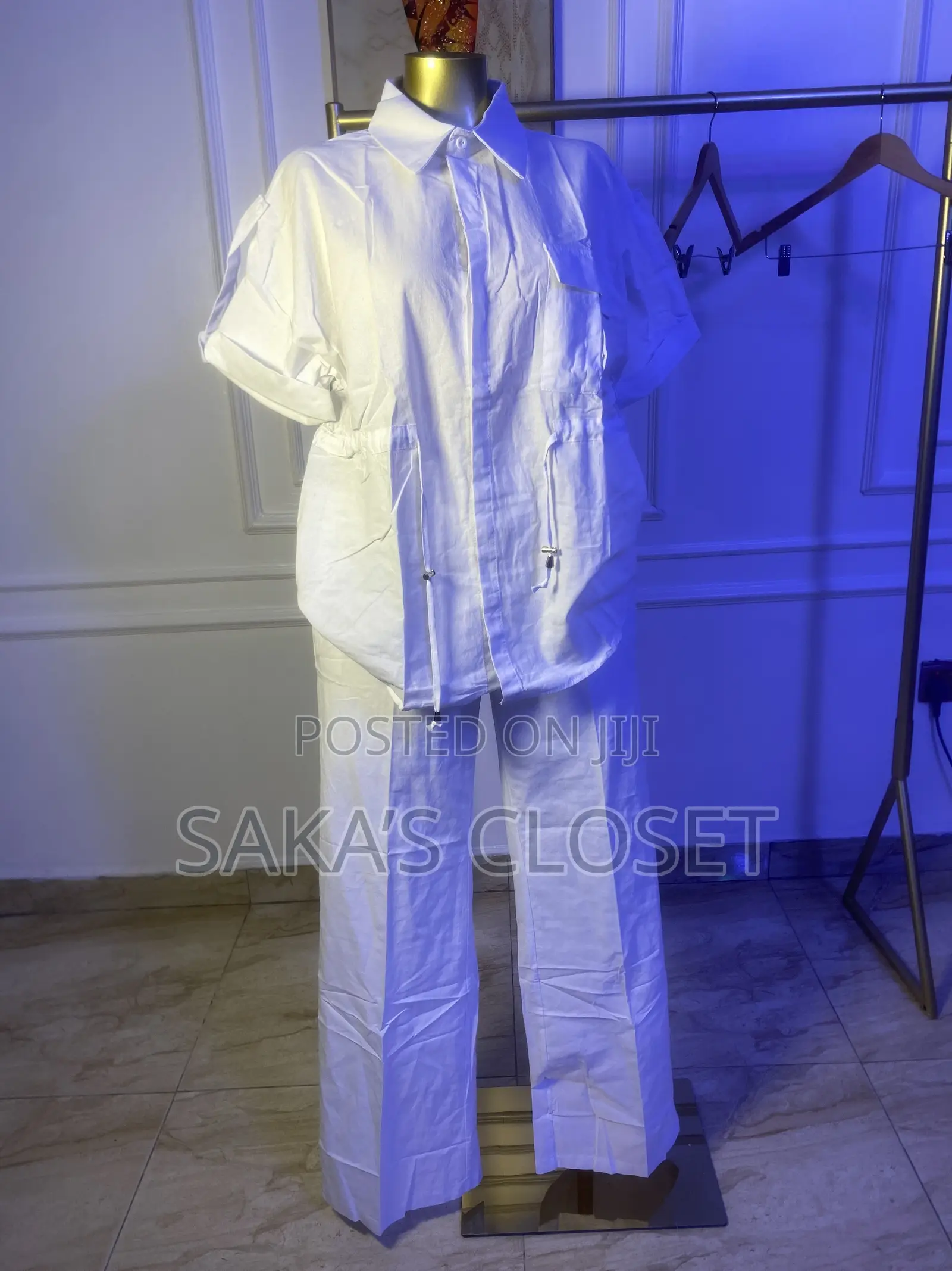 White 2 Piece Set for Ladies